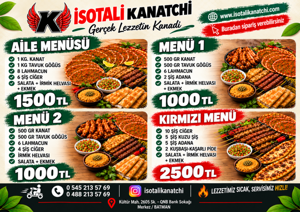 AVANTAJLI MENÜLER